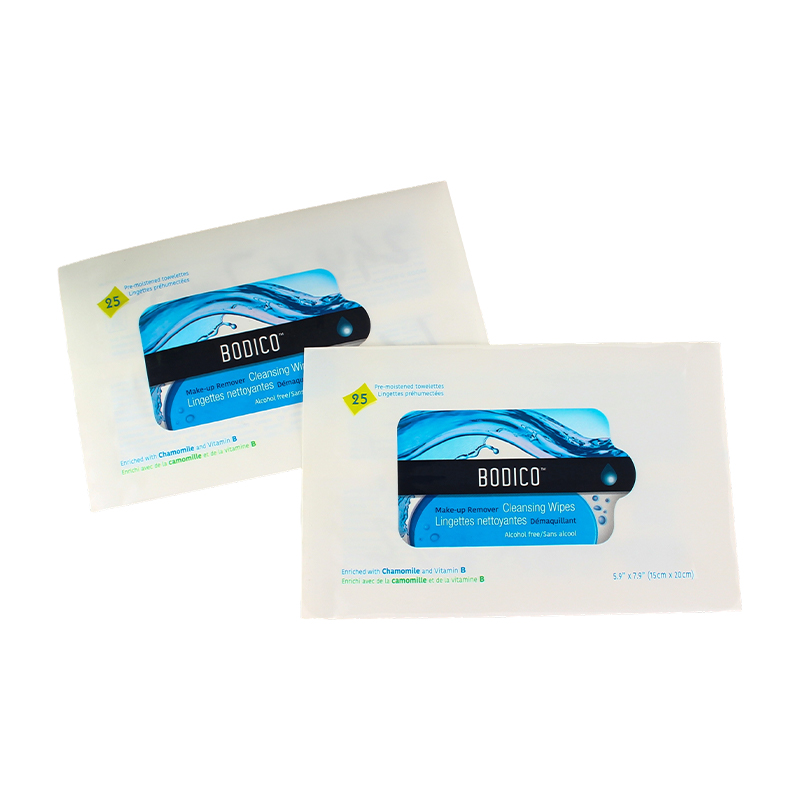 Top Opening Thin Label Wet Wipes Packaging Bag