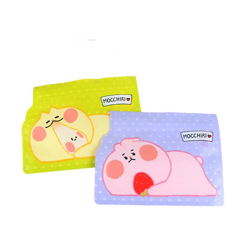 Matte Shaped Zipper Packaging Bag