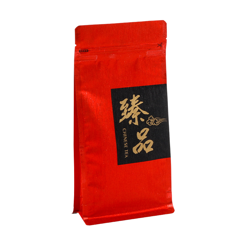 Eight-Side Seal Zipper Self-Supporting Food Packaging Bags