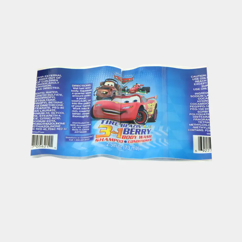 PVC Shrink Film Labels For Bottle Packaging